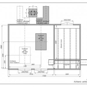 Rysunek techniczny kotłowni 1