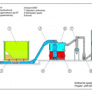 Rysunek techniczny kotłowni 10