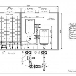 Rysunek techniczny kotłowni 11