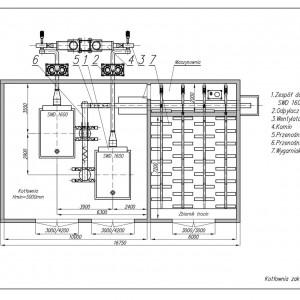 Rysunek techniczny kotłowni 13