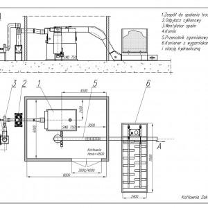 Rysunek techniczny kotłowni 4