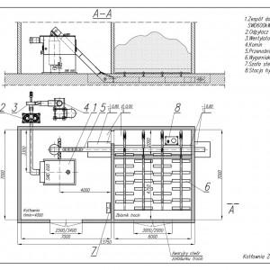 Rysunek techniczny kotłowni 6