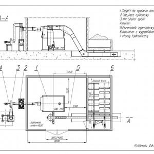 Rysunek techniczny kotłowni 7